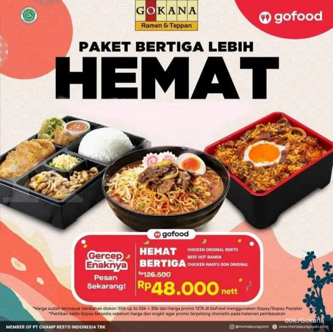 Promo Gokana 12-13 Maret 2022