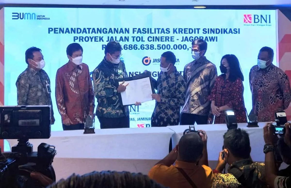 BNI dan SMI fasilitasi kredit sindikasi proyek jalan tol Cijago Rp 2,68 triliun