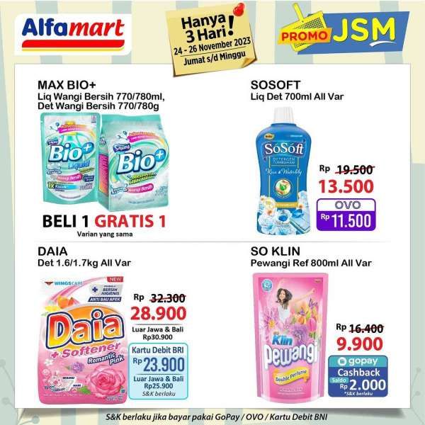 Promo JSM Alfamart Terbaru 24-26 November 2023