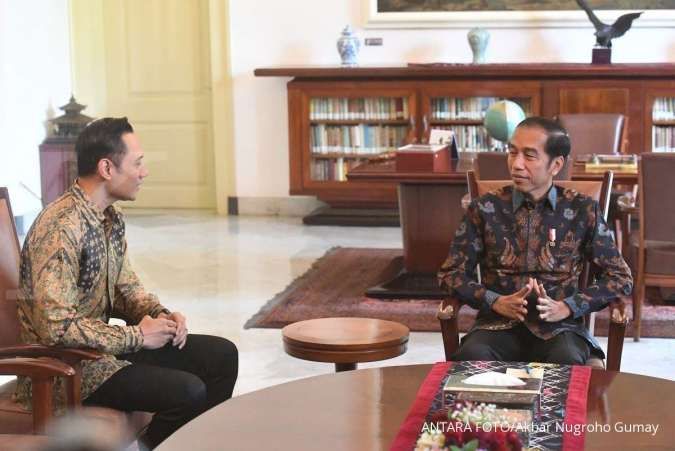 Temui Jokowi, AHY ucapkan selamat dan berharap kondisi damai