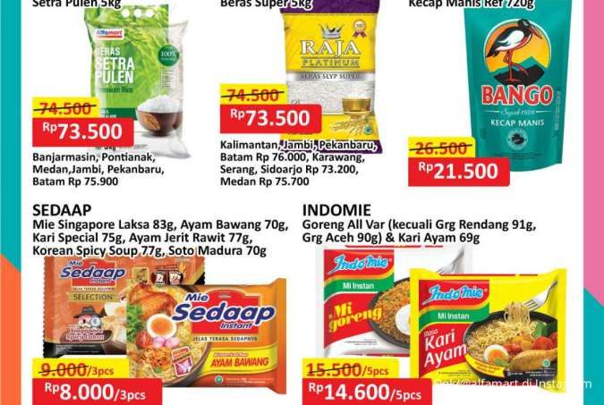 Promo JSM Alfamart Sampai Hari Ini, Mie Sedaap dan Indomie Beli Banyak Lebih Hemat