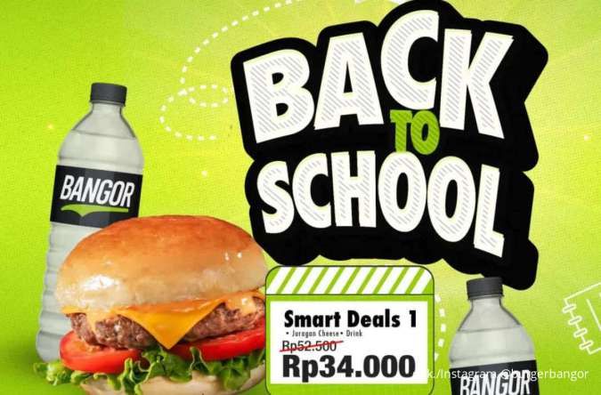 Promo Burger Bangor Back to School Mulai Rp 30.500