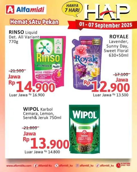 Promo Alfamidi Hemat Satu Pekan Periode 1-7 September 2025