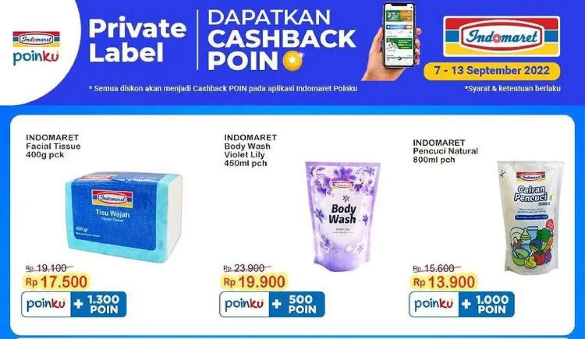 Promo Indomaret di 12 September 2022, Super Hemat Mingguan Segera Berakhir