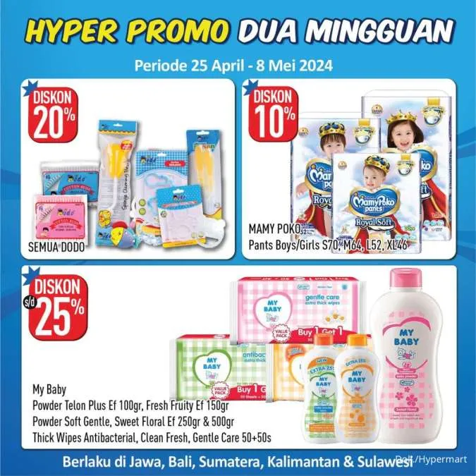 Promo Hypermart Dua Mingguan Periode 25 April-8 Mei 2024
