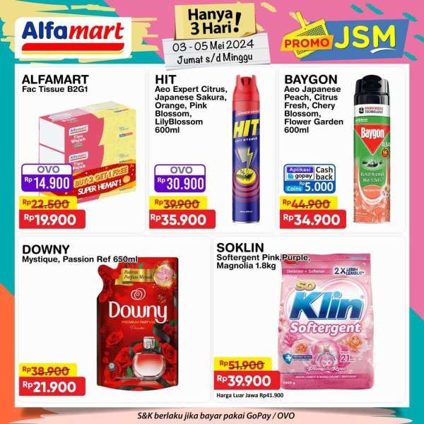 Promo JSM Alfamart Periode 3-5 Mei 2024