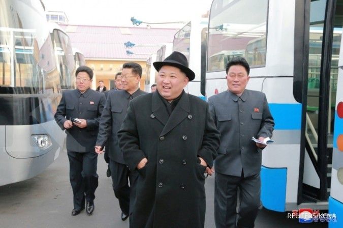 Saat Kim Jong Un bersantai hadiri konser musik band Korsel di Pyongyang