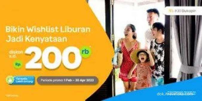 Promo Kartu Kredit KB Bukopin, Diskon Tiket Pesawat & Hotel Traveloka Rp 200.000