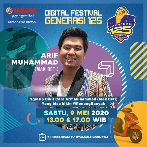 Youtuber Arif Muhammad Naik Kereta 125 Saat Beraktifitas DiRumahAja, Kok Bisa