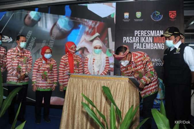 Edhy Prabowo resmikan Pasar Ikan Modern di Palembang 