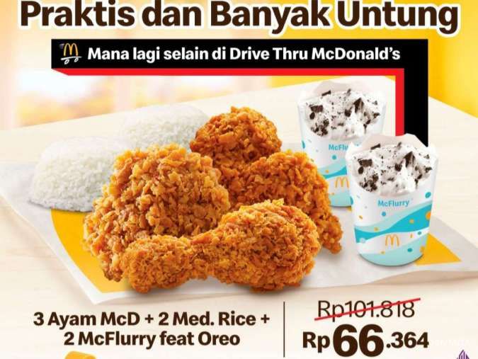 Promo McD Paket Cepat Drive Thru-Bundling Choco Caramel Pie Rp 25.000