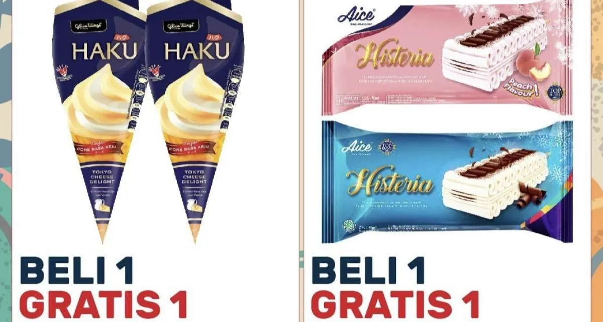 Promo 10.10 Alfamart Periode 10 Oktober 2024, Beli 1 Gratis 1 Nutella-Es Krim