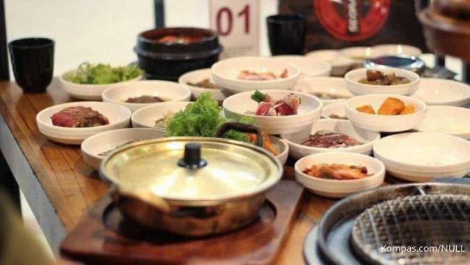 Banchan makanan Korea