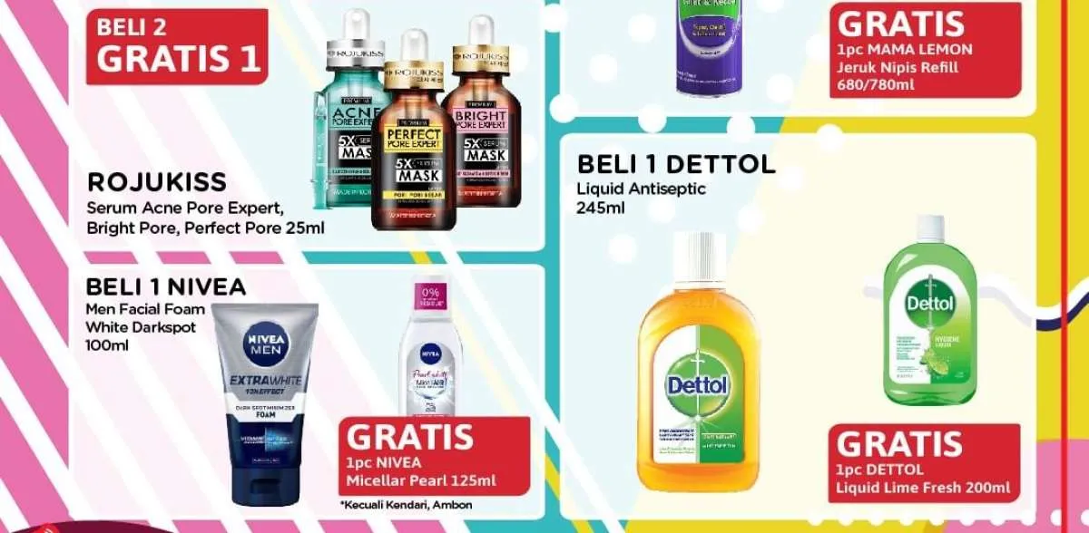 Promo Alfamidi Beli 1 Gratis 1 dan Beli 2 Gratis 1, Berlaku 1-15 Maret 2023