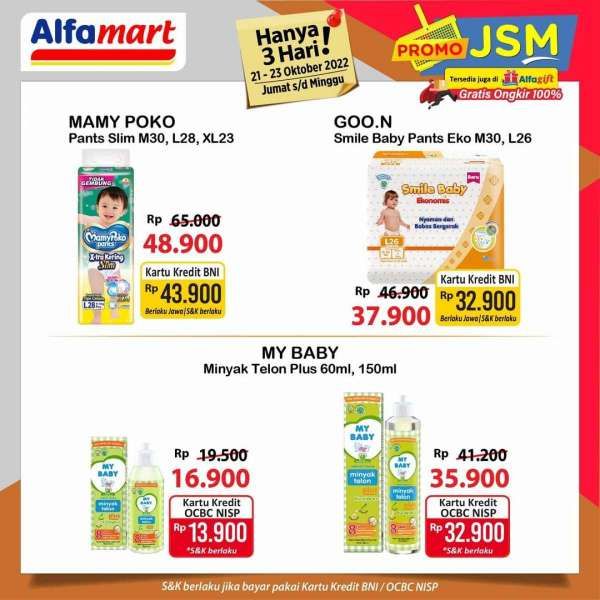 Katalog Promo JSM Alfamart Terbaru 21-23 Oktober 2022