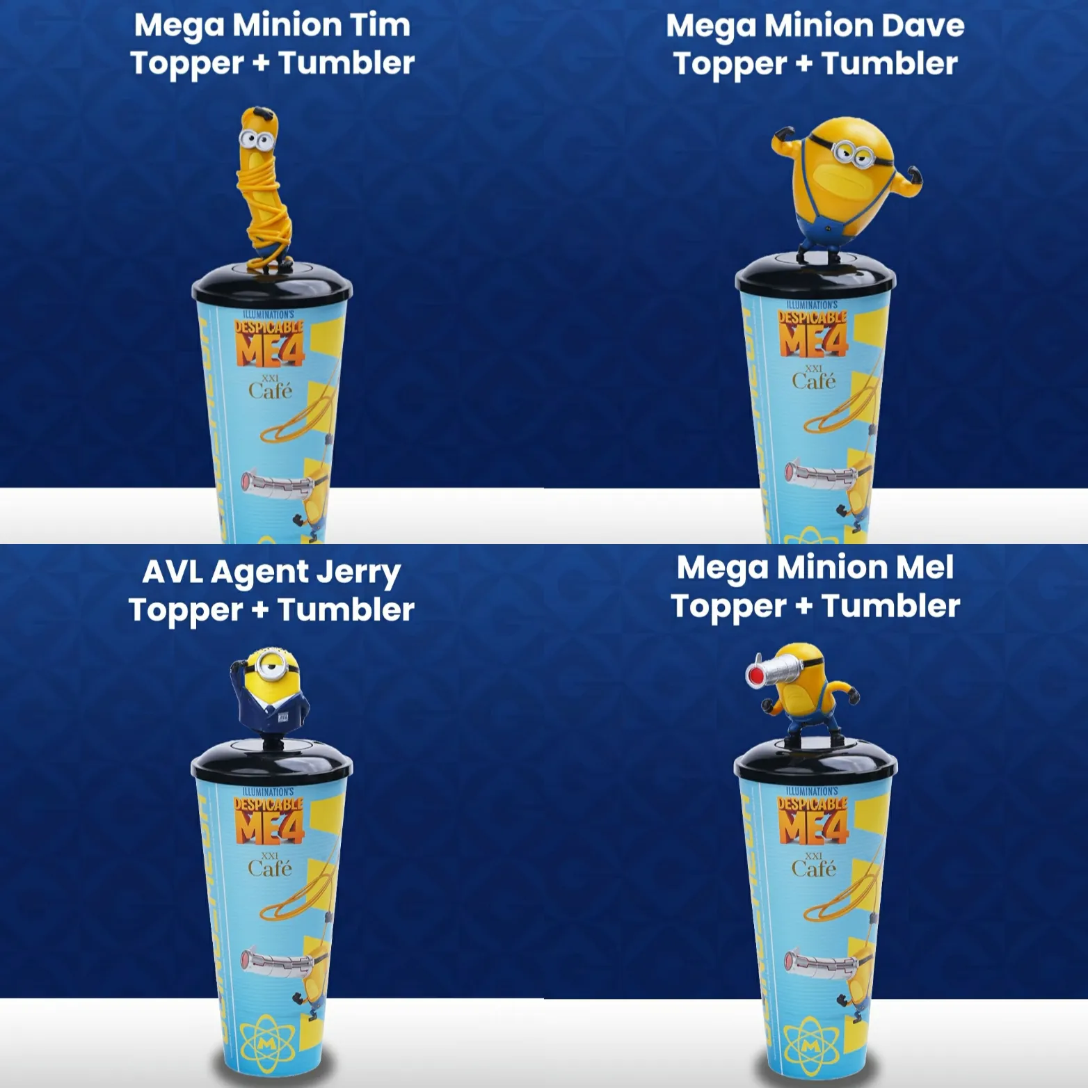 Promo XXI Merchandise Minions dari film Despicable Me 4