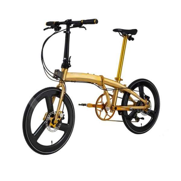 Mewah, harga sepeda lipat Element Ecosmo gold 11SP kepala pusing