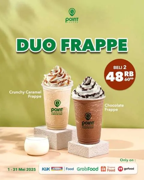 Promo Point Coffee Duo Frappe Hemat