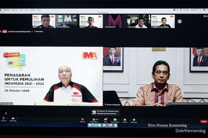 Hadiri Rakernas ke-2 Indonesia Marketing Association (IMA), Mendag: Pemasaran Harus Go Virtual