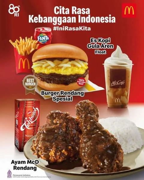 Promo McD Burger dan Ayam Rendang Spesial