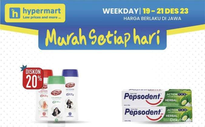 Katalog Promo Hypermart Hyper Diskon Weekday Periode 19-21 Desember 2023