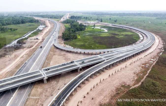 Hingga November 2019, jalan tol trans Sumatera yang sudah beroperasi 467,6 kilometer