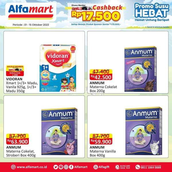 Katalog Promo Alfamart Terbaru 1-15 Oktober 2023, Promo Susu Murah