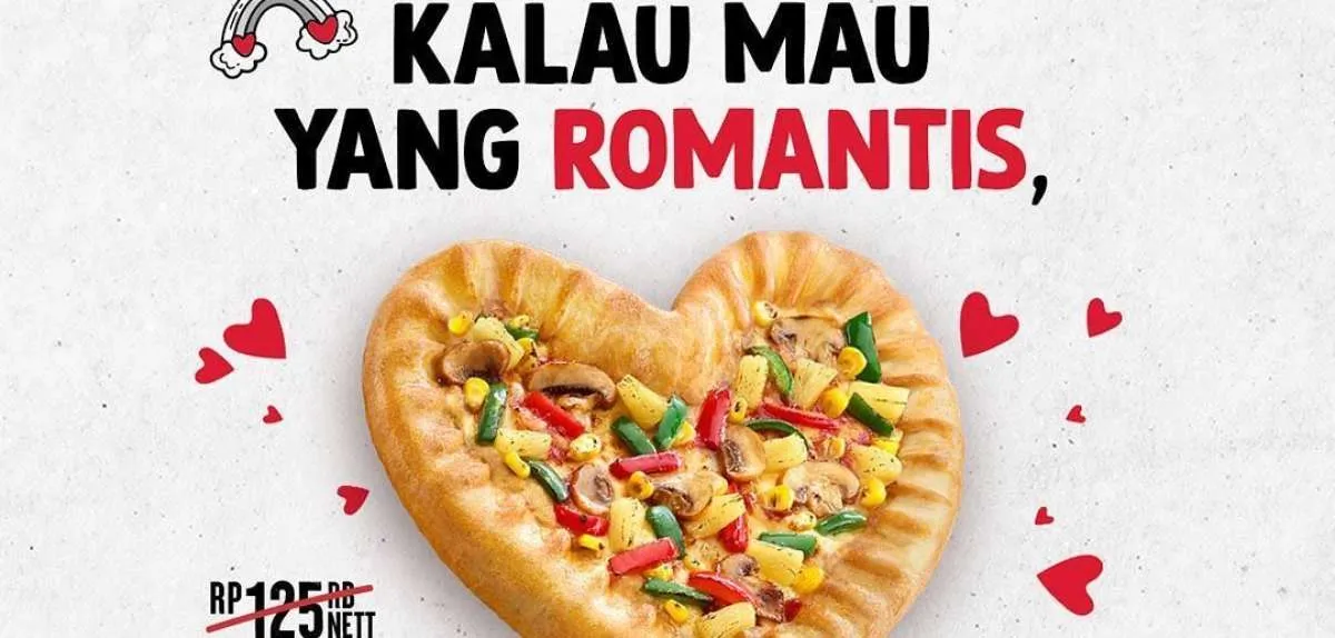 Promo Pizza Hut Romantis Bulan Februari 2023, Pizza Heart dan Rose Pizza Lebih Murah