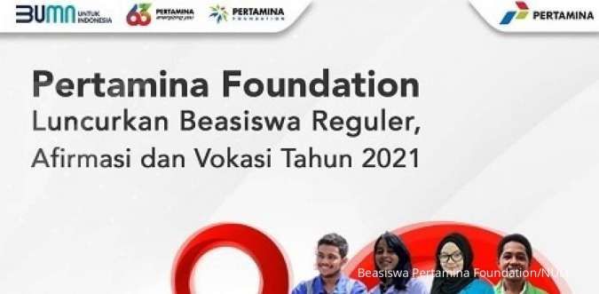 Beasiswa dari Pertamina Foundation 2021 sudah dibuka, yuk simak infonya