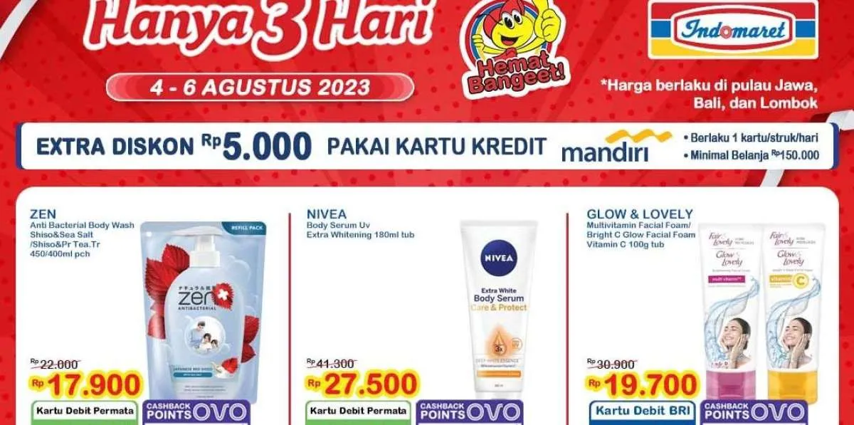 Promo JSM Indomaret Terbaru Sabtu 5 Agustus 2023, Belanja dengan Ekstra Diskon