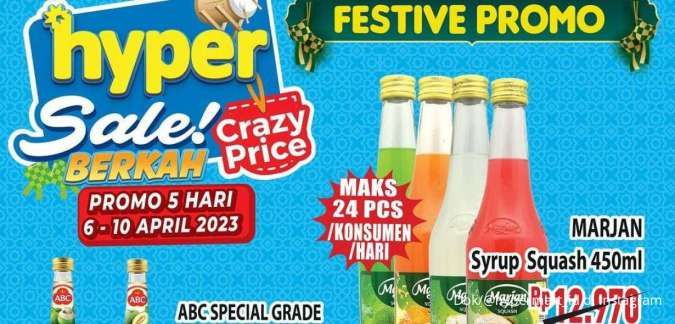 Katalog Promo Hypermart Terbaru Mulai 6 April 2023, Promo Hyper Sale Selama 5 Hari!