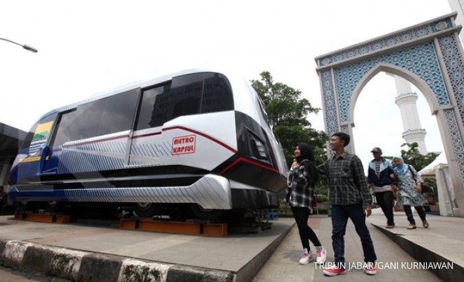 Skema VGF proyek LRT Metro Kapsul Bandung masih proses pembahasan
