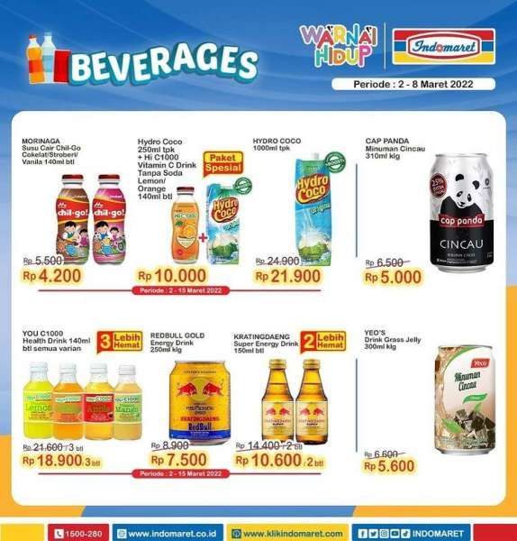 Promo Indomaret Super Hemat Mingguan Terbaru di 2-8 Maret 2022