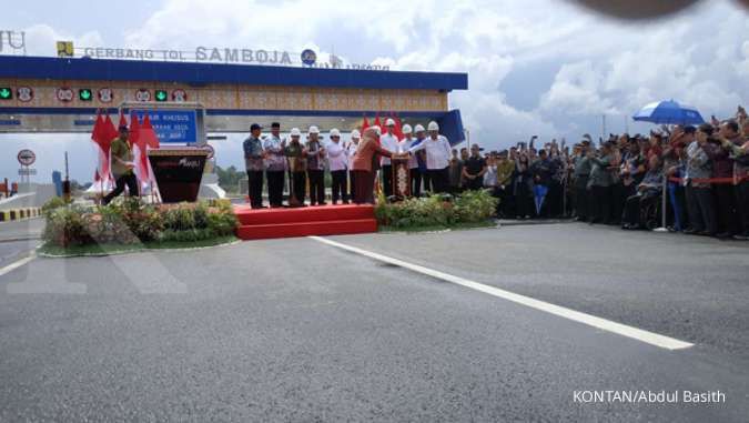 Jokowi minta tol Balikpapan-Samarinda disambungkan dengan ibu kota baru 