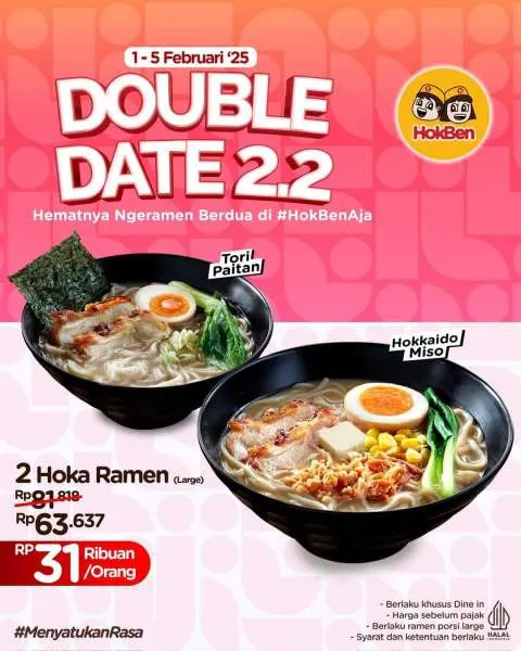 Promo Hokben Double Date