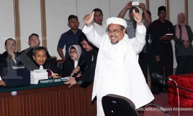Rizieq Shihab named suspect in pornography case