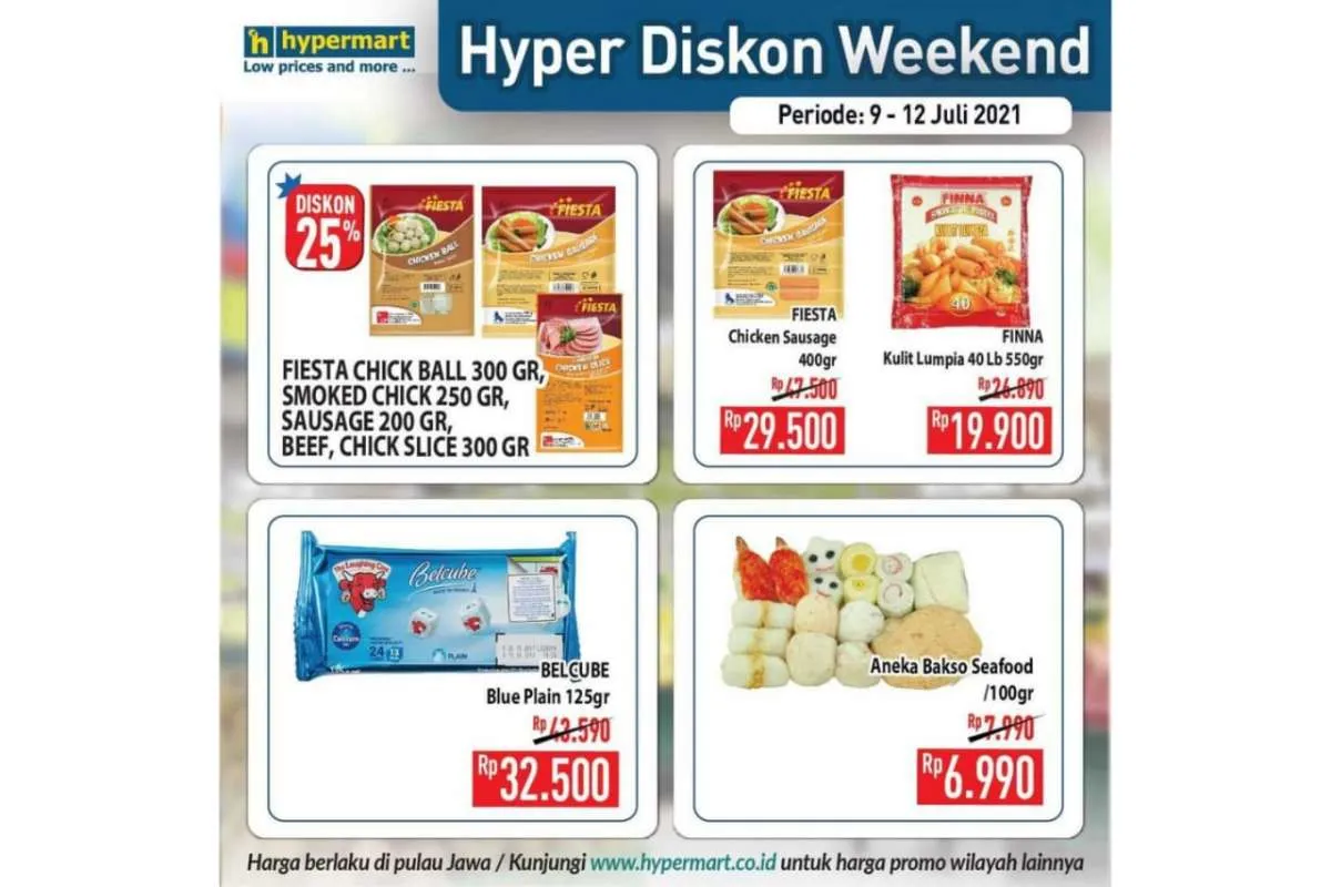 Promo JSM Hypermart 9-12 Juli 2021, diskonan akhir pekan!
