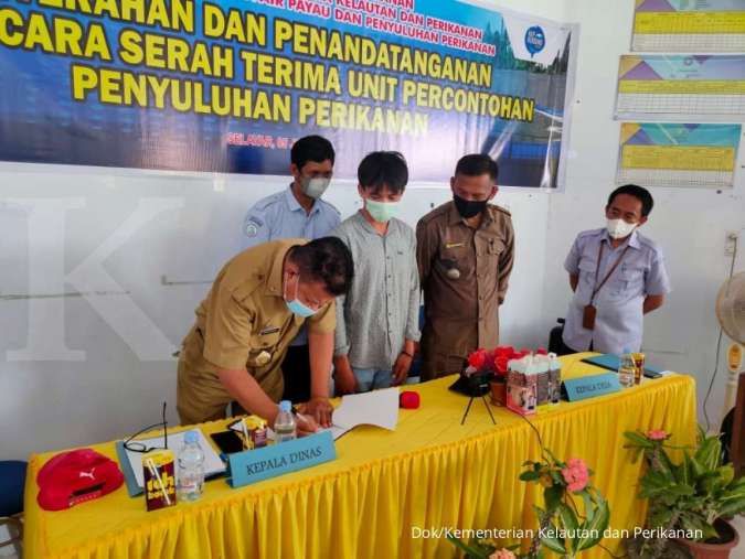 KKP Ajak Masyarakat Selayar Kembangkan Milenial Shrimp Fram (MSF)