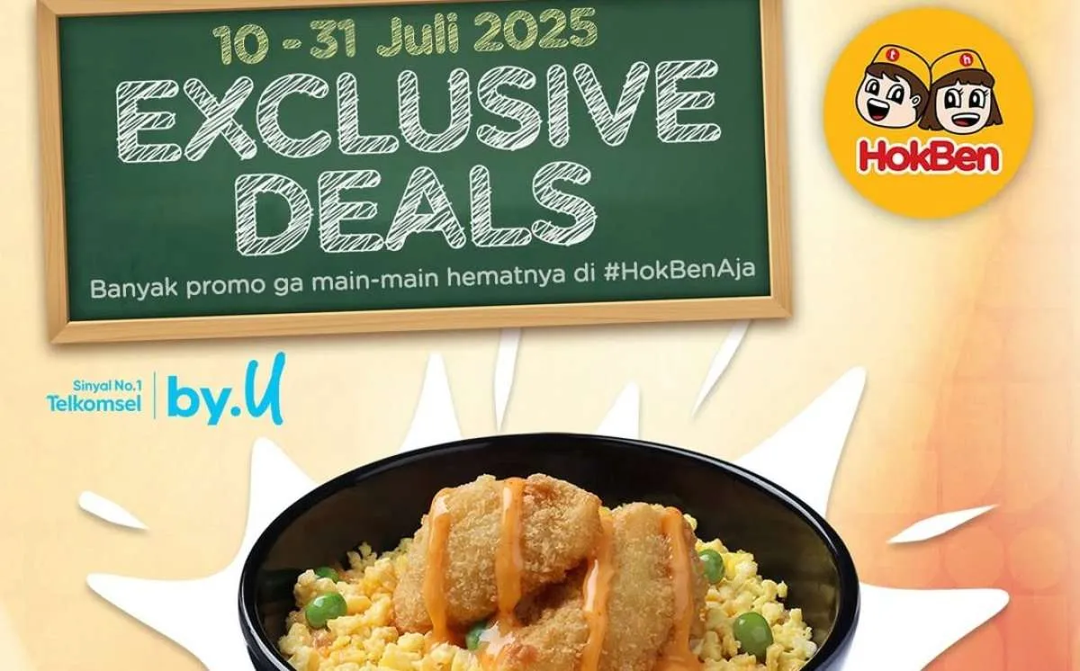Promo HokBen untuk Pengguna by.U, Dapatkan Gratis Hoka Delight di Bulan Juli 2025