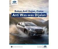 Subaru Indonesia Ajak Pengemudi Waspadai Aquaplaning di Musim Hujan