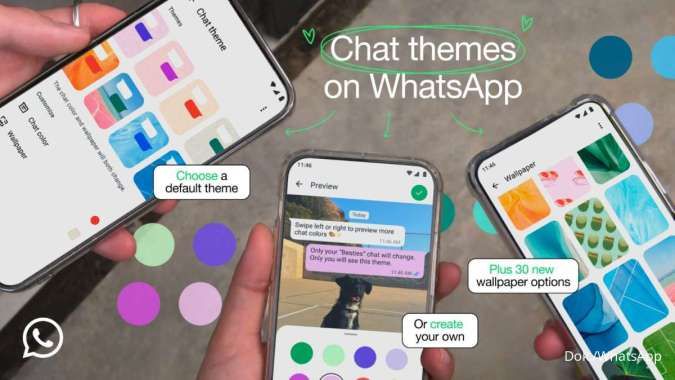 Tema Chat WhatsApp Sudah Tersedia? Begini Cara Mengganti Warna Chat dan Background