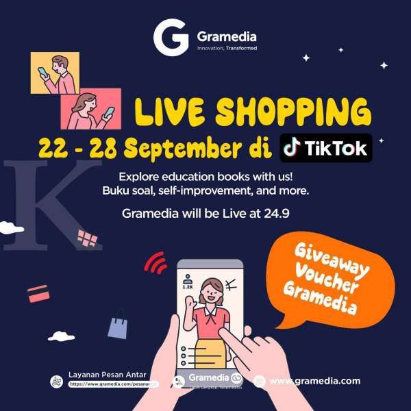 Hadir di TikTok, Gramedia gelar kampanye live shopping besar-besaran
