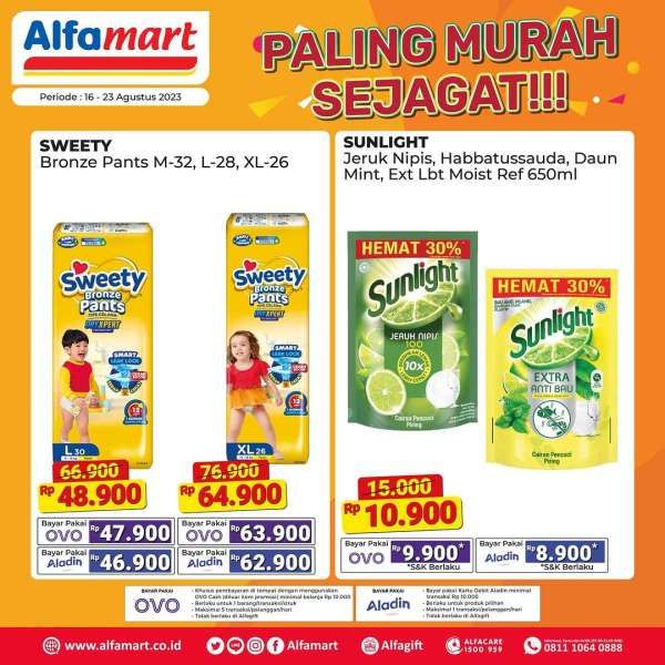 Harga Promo Alfamart Terbaru 16-23 Agustus 2023, Promo Paling Murah Sejagat