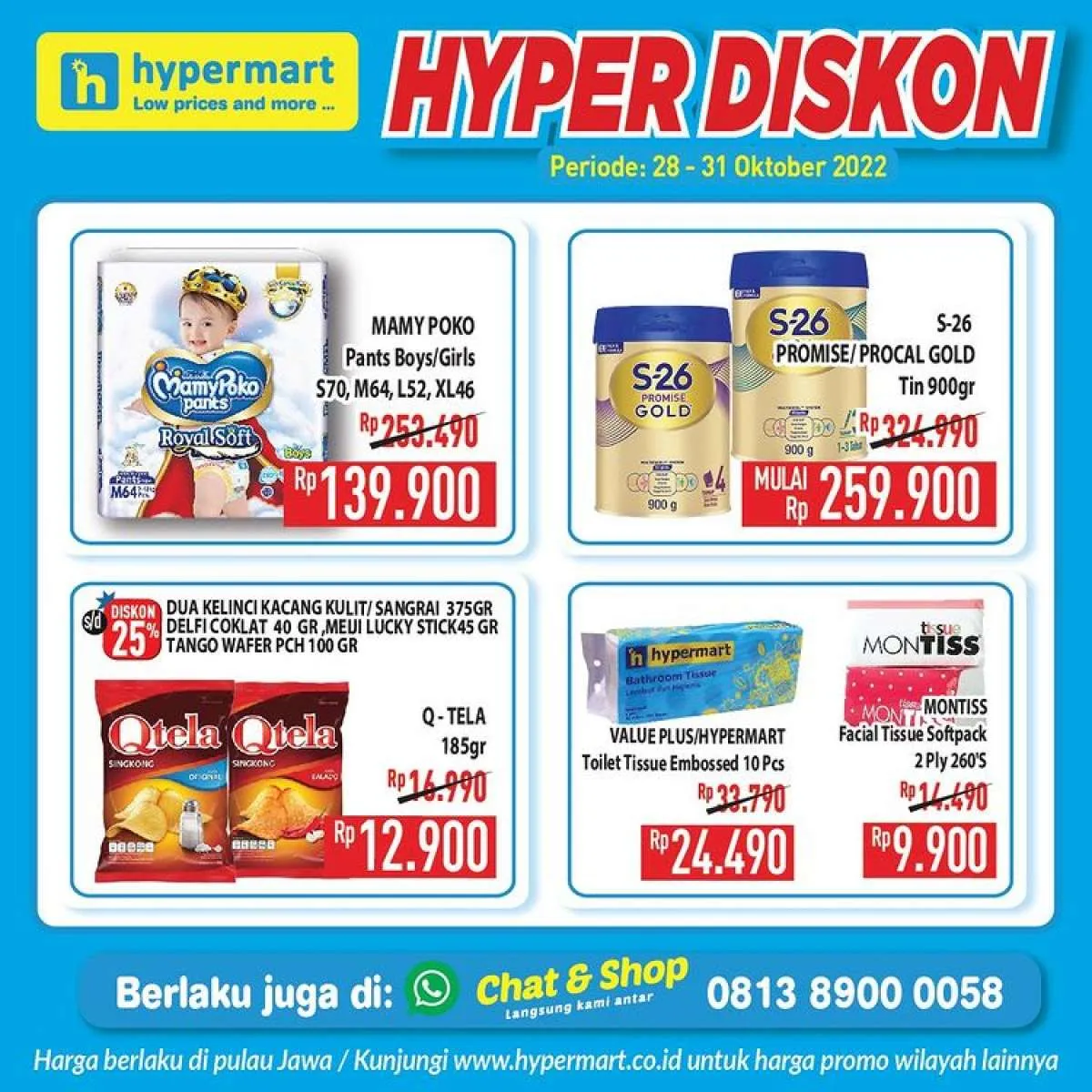 Katalog Promo Hypermart Hyper Diskon Weekend Periode 28-31 Oktober 2022