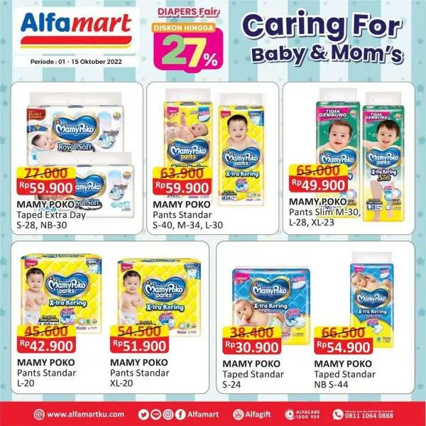 Promo Alfamart Diapers Fair Periode 1-15 Oktober 2022