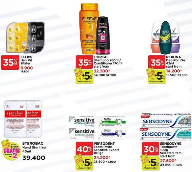 Promo Watsons Beauty Deals Diskon s/d 70% Periode 10-13 November 2022
