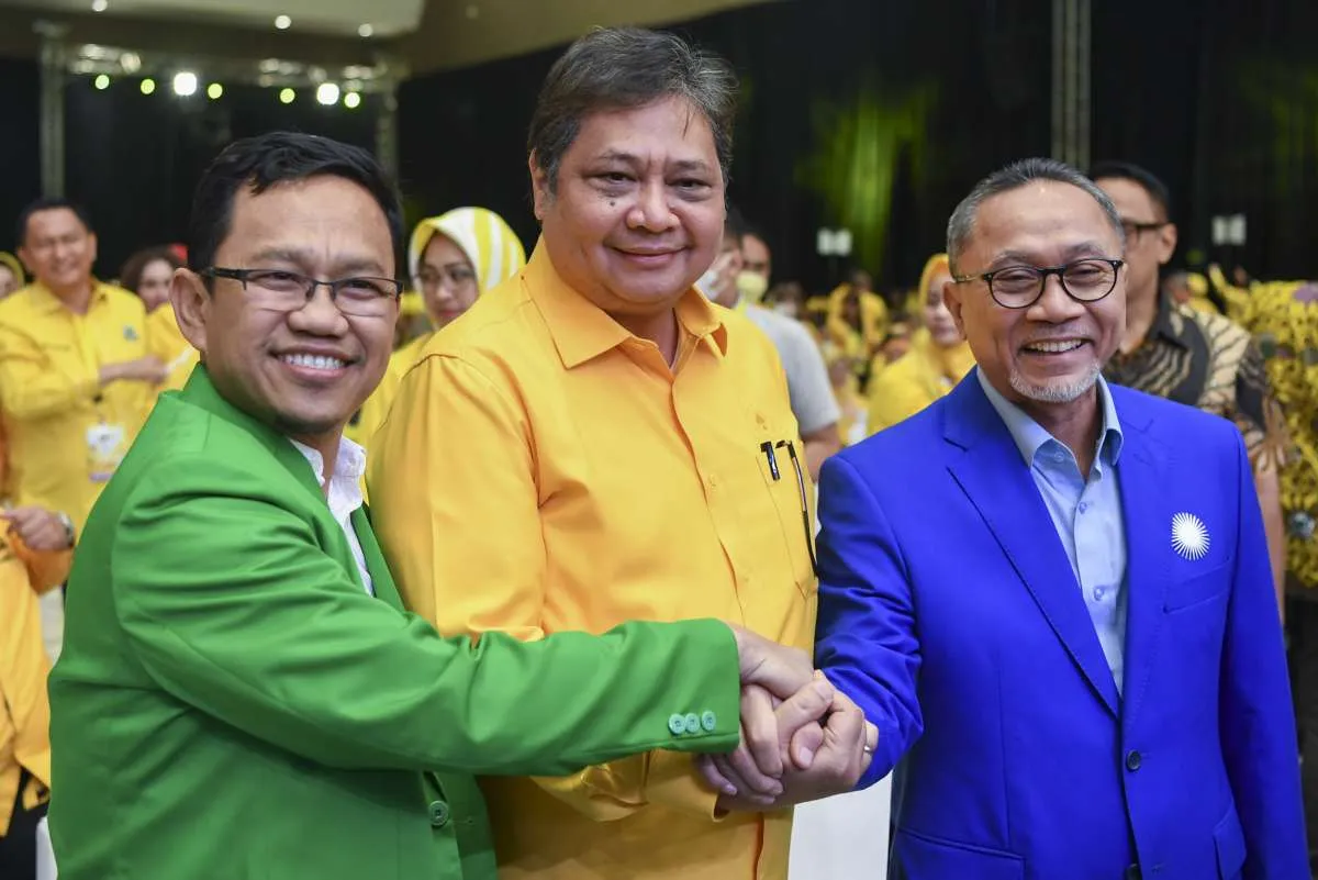 Golkar PAN dan PPP Diskusikan Calon Presiden 2024 dengan Presiden Joko Widodo