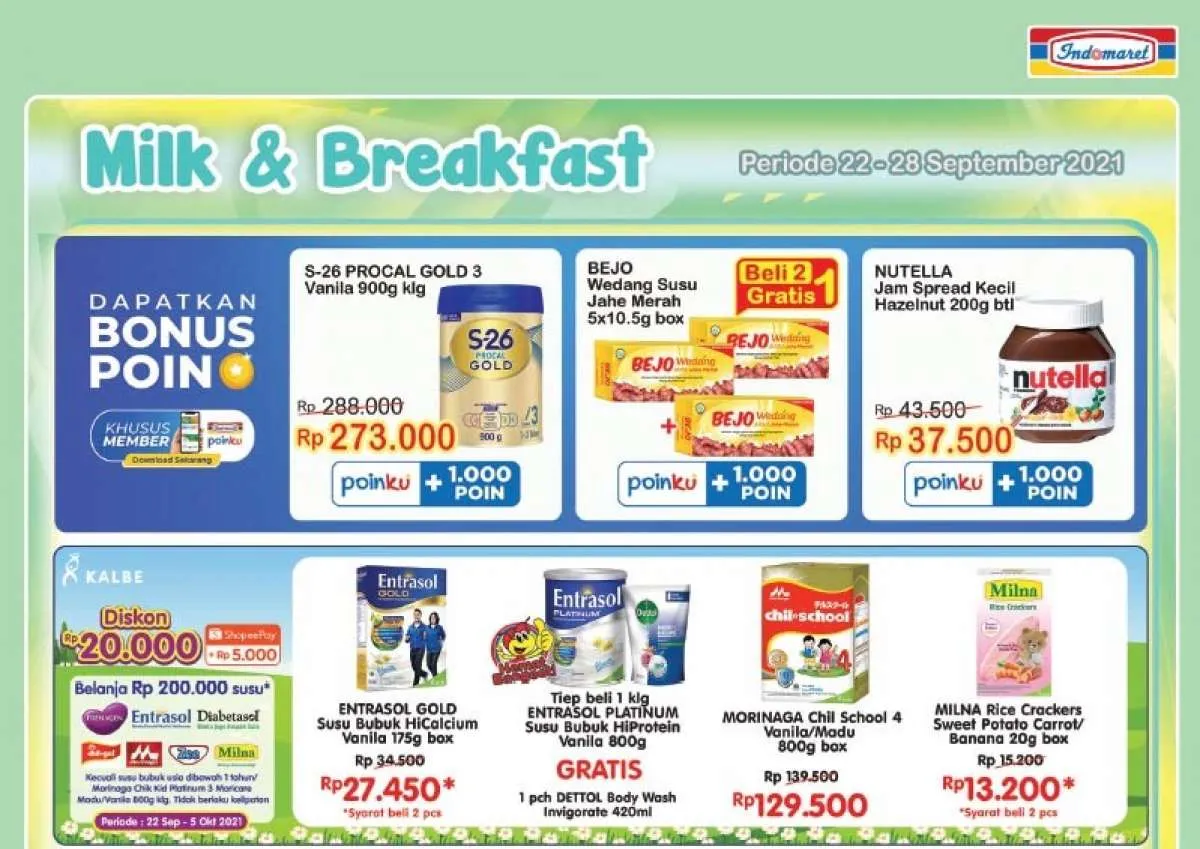 Promo Indomaret 23 September 2021, diskonan sebelum JSM!