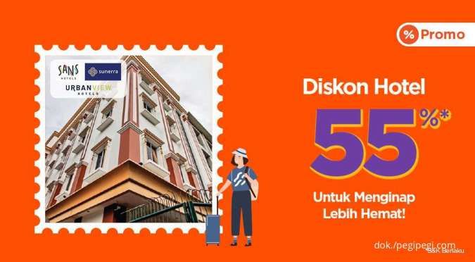 Promo Hotel Urbanview, SANS, dan Sunera, Nikmati Diskon 55% dari PegiPegi