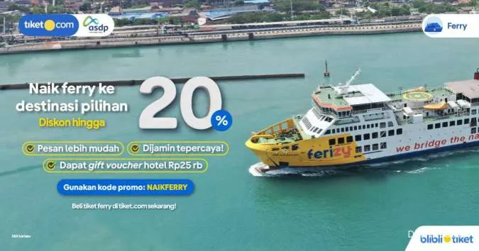 Promo Liburan Pakai Ferry di tiket.com